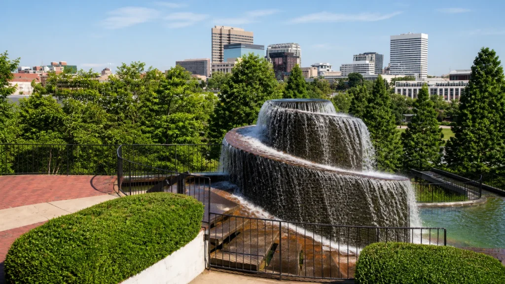 Aerial view of Columbia, South Carolina